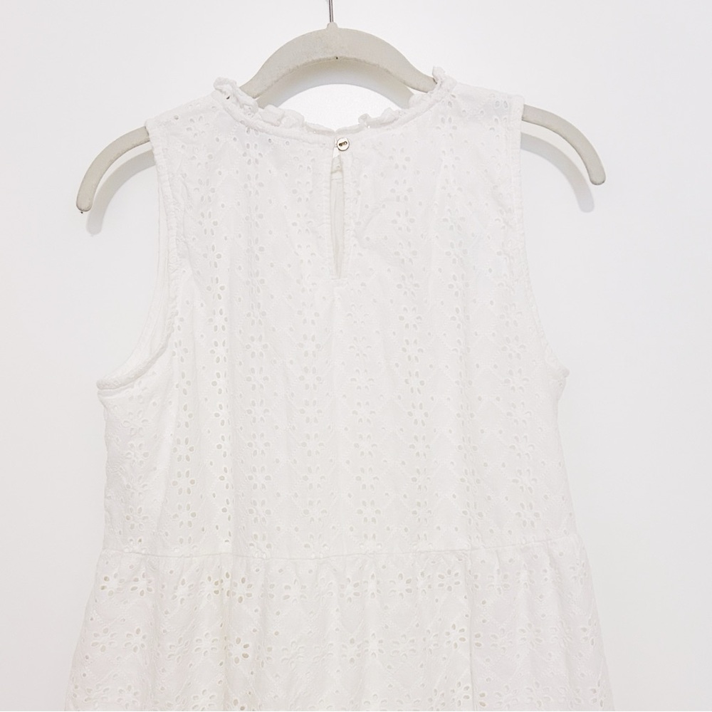 LOFT Eyelet Tiered Dress - Picture 7 of 9